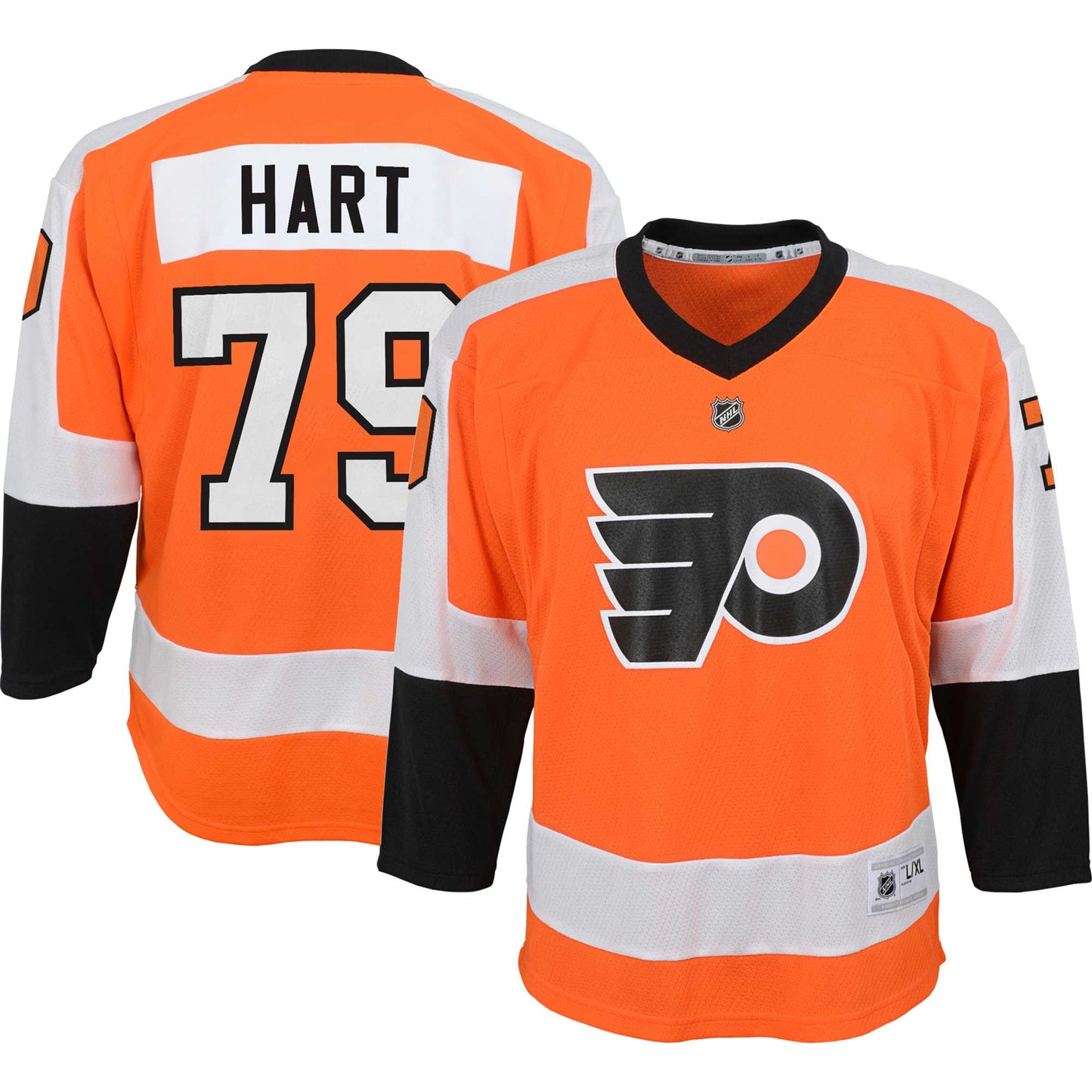 Carter Hart Philadelphia Flyers Youth Home Replica Player Jersey - Orange