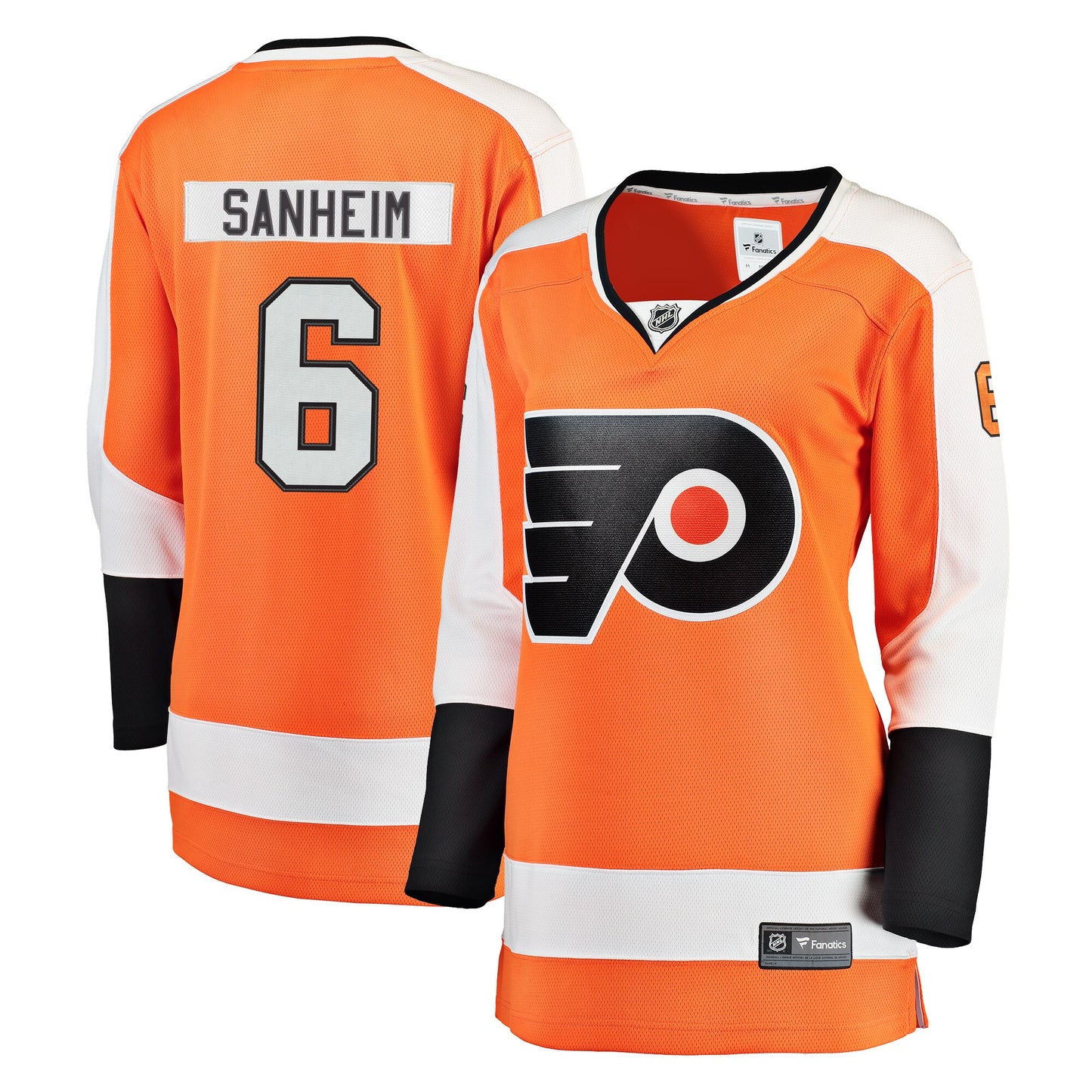 Travis Sanheim Philadelphia Flyers Fanatics Branded Women's Breakaway Player Jersey - Orange