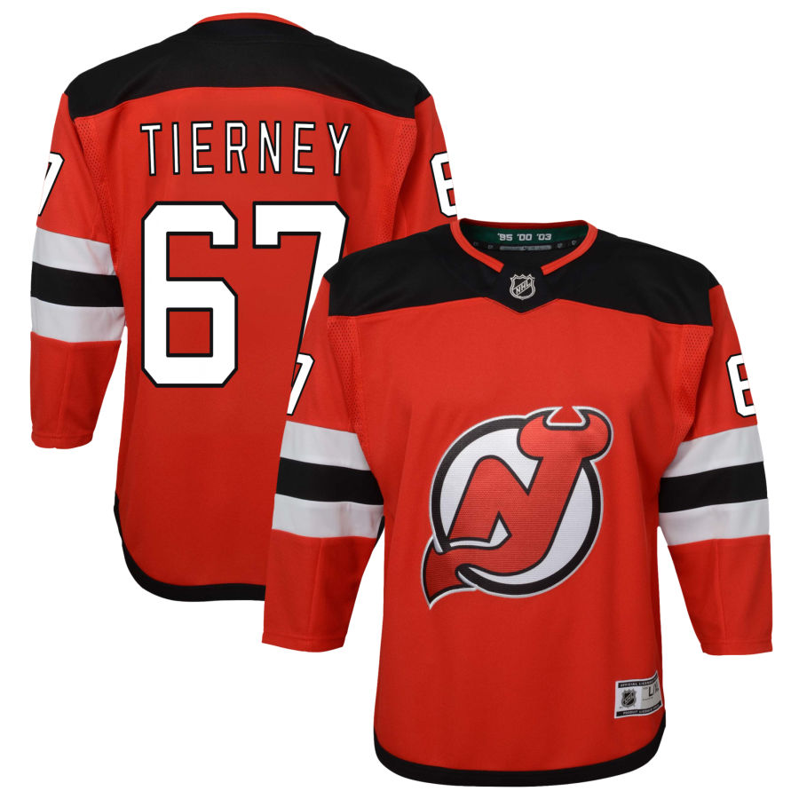 Chris Tierney New Jersey Devils Youth Home Premier Jersey - Red