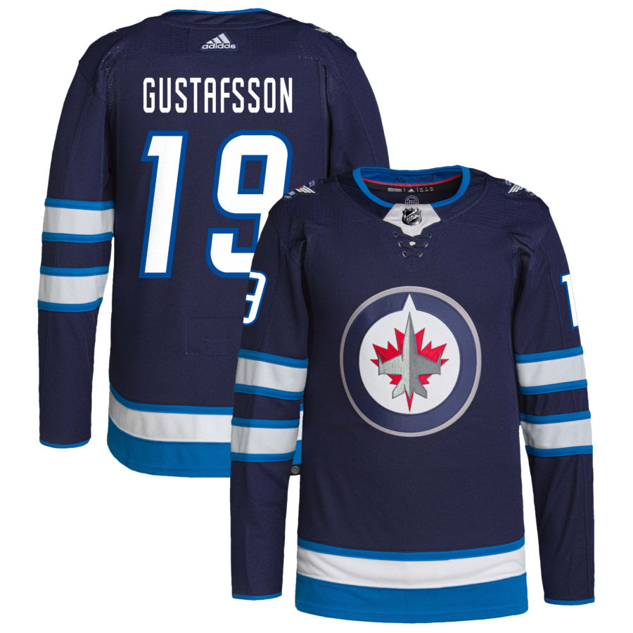 David Gustafsson Winnipeg Jets adidas Home Authentic Pro Jersey - Navy