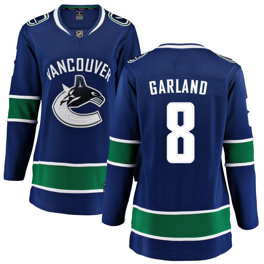 Conor Garland Vancouver Canucks Fanatics Branded Women's Home Breakaway Jersey - Blue